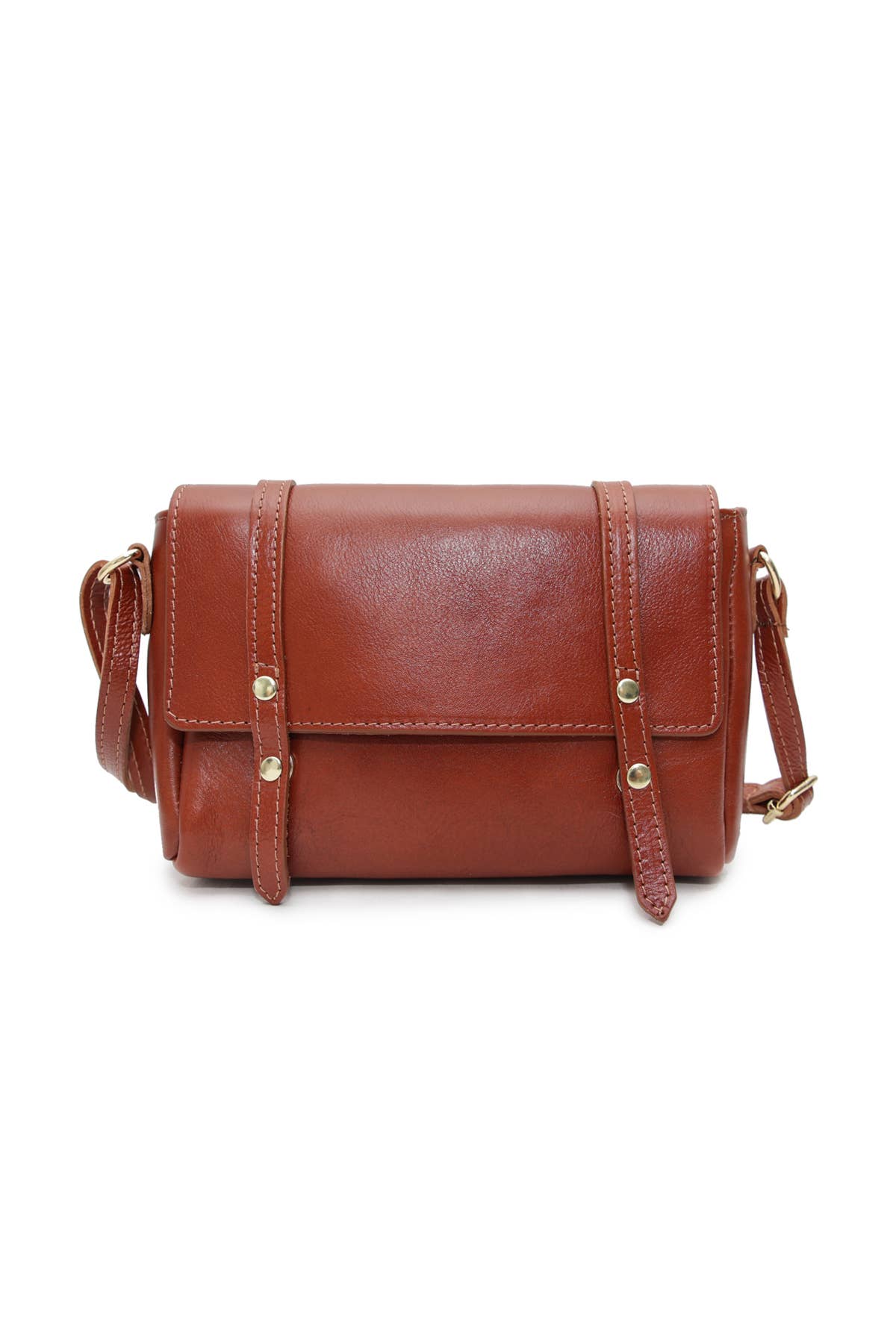 Crossbody cowhide leather bag