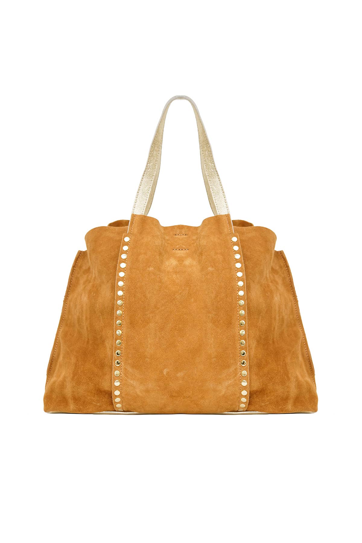 Suede cowhide tote bag